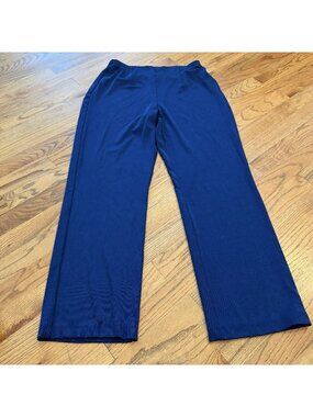 Chico's Travelers Womens Blue Size 1 Pull on Pants US Size 8